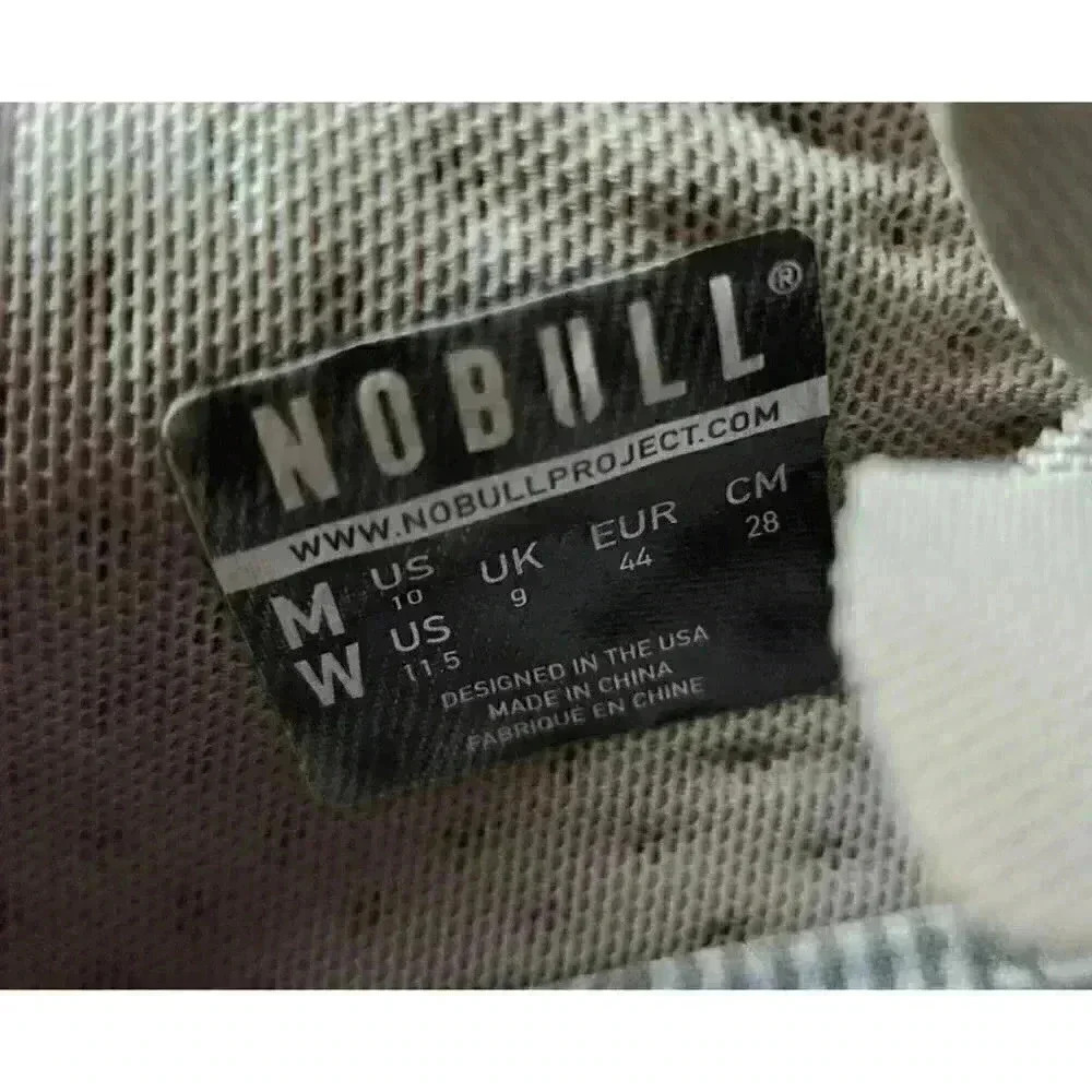 No Bull NOBULL Super Fabric Trainer Athletic Shoes Gray/Stripe Sz 10M / 11.5W - Picture 10 of 10